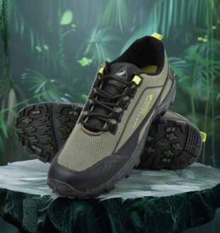 Woodland Unisex Hiking Shoes - Olive / Beige