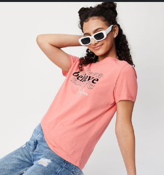 H&M Unisex T-Shirts - Navy / Grey