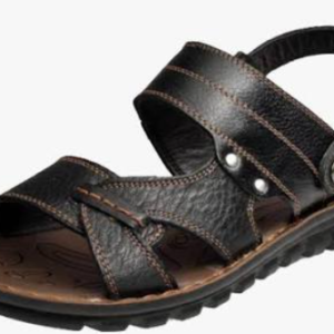 Bata Men Sandals - Charcoal / White