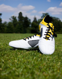Adidas Kids Football Boots - Yellow / Navy