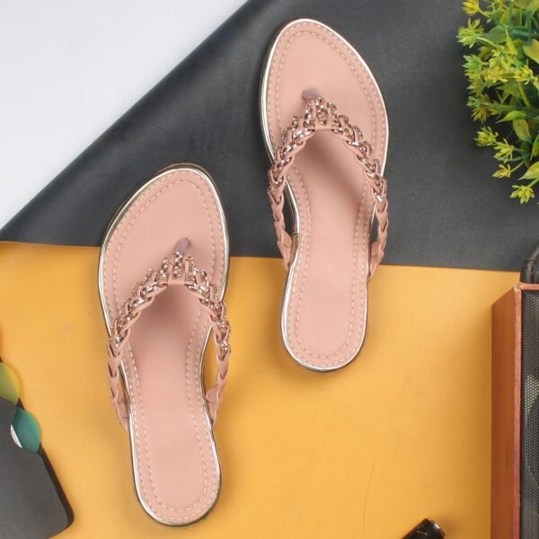 ASICS Women Slides - Peach / White