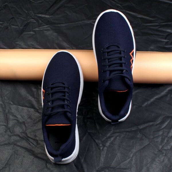 Campus Kids Walking Shoes - Orange / Blue