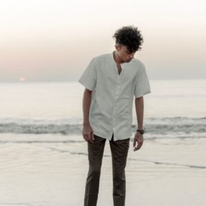Jockey Senior Casual Shirts - Beige / Brown