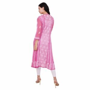 Zara Women Kurtas - Peach / White