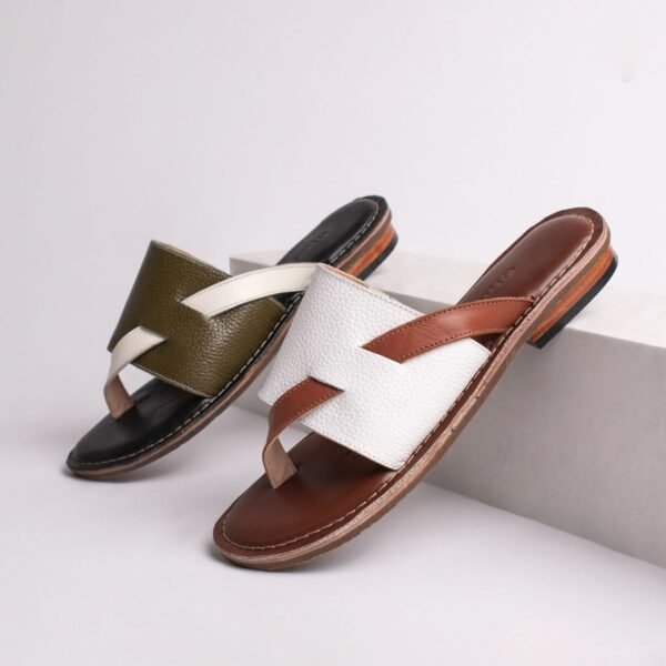 Adidas Men Slides - Charcoal / White