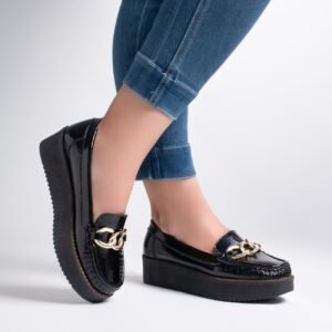 Skechers Women Loafers - Maroon / Beige