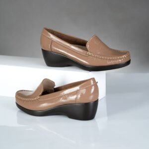 Clarks Senior Support Shoes - Navy / Grey