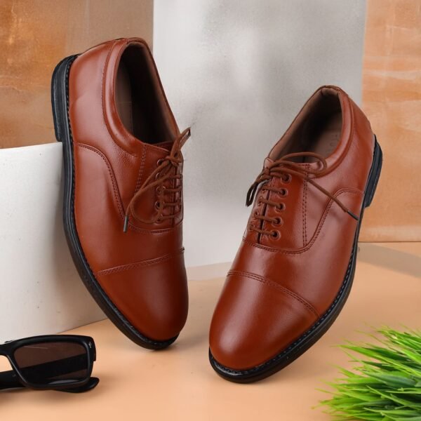 Bata Men Formal Shoes - Tan / Brown