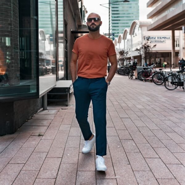 Uniqlo Men Chinos - Blue / Grey