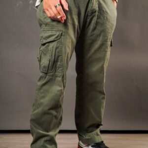 U.S. Polo Assn. Men Cargo Pants - Charcoal / White
