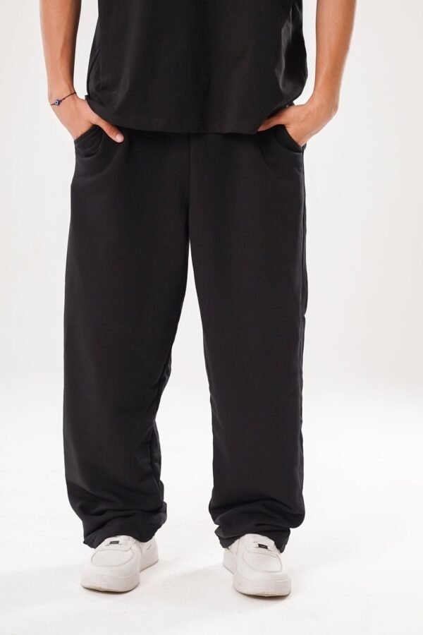 Uniqlo Senior Elastic-Waist Pants - Black / Brown
